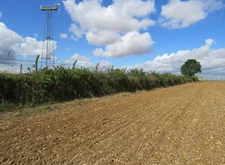 Photo 6x4 Kendrew Barracks boundary Thistleton/SK9117 See [[5240305]] al c2016