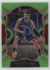 2020-21 Panini Select Concourse Neon Green Prizm 15/75 Nikola Vucevic #20 0b4t