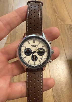 CASIO EDIFICE EFR-575L-7A ZIFFERBLATT ANALOG CHRONOGRAPH WR 100M BRANDNEU