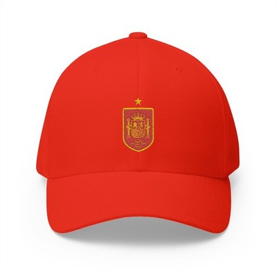 Spain Football Embroidered Cap | Closed-Back Structured Cap