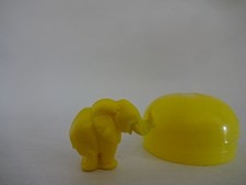 Stara zabawka / stara figurka " jasnożółty słoń