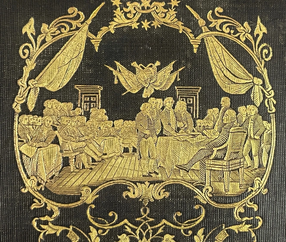 1776 The War of Independence, American Revolution, 1852 2nd, Lossing, Decorative Foto 3 de 4