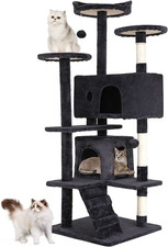 Multi-Level Cat Tree Tower Furniture Activity Center with Scratching Posts