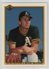 1990 Bowman Factory Set Collector's Edition (Tiffany) Mike Moore #445 0b7