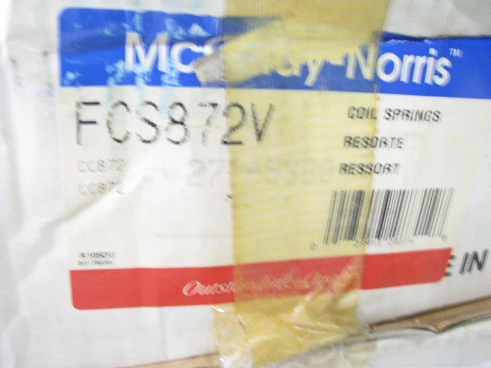 Muelles helicoidales de suspensión delantera Mcquay-norris FCS872V 1989-97 Thunderbird & Cougar Foto 3 de 3