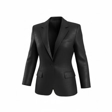90s Vintage Forecaster of Boston Black Textured Blazer Jacket Women 9/10 M