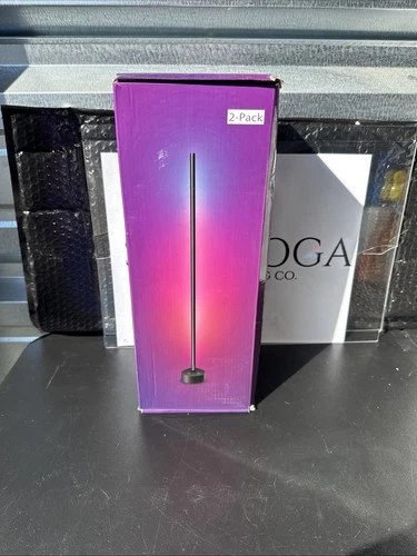 Corner Floor Lamp, 2 Pack Smart LED Corner Lamp Works with App/Remote/Button