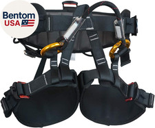 Climbing Harness, Half Body Tree Climbing Harness Men,Thicken Widen Protect Wais