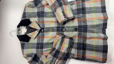 Evan-Picone Women's Wool Plaid Blazer