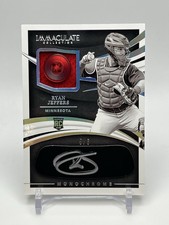 2021 Panini Immaculate RYAN JEFFERS Monochrome Relic Auto /6