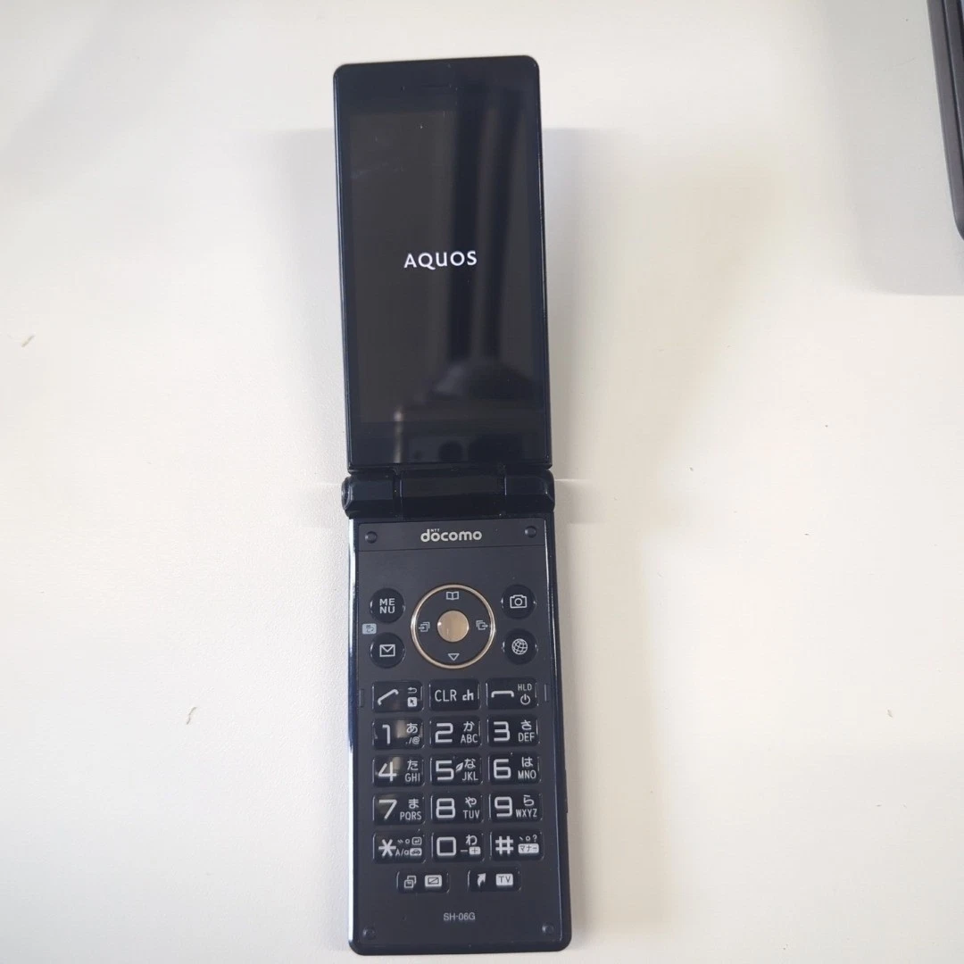 SHARP 501SH AQUOS KEITAI RED ANDROID FLIP PHONE 3.4In UNLOCKED JAPAN