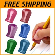 Metallic Pencil Grips 6-Pack - Ergonomic Writing Tool