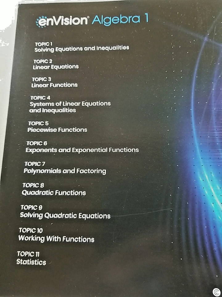 EnVision Algebra 1 Student Companion Savvas Learning Company 2024 Edition New - Image 3 of 4