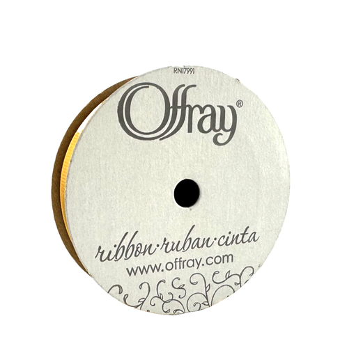 Offray Ribbon Grosgrain Polyester Ribbon, Yellow Gold, 5/8” x 18 ft - 4 Pack - Picture 2 of 11