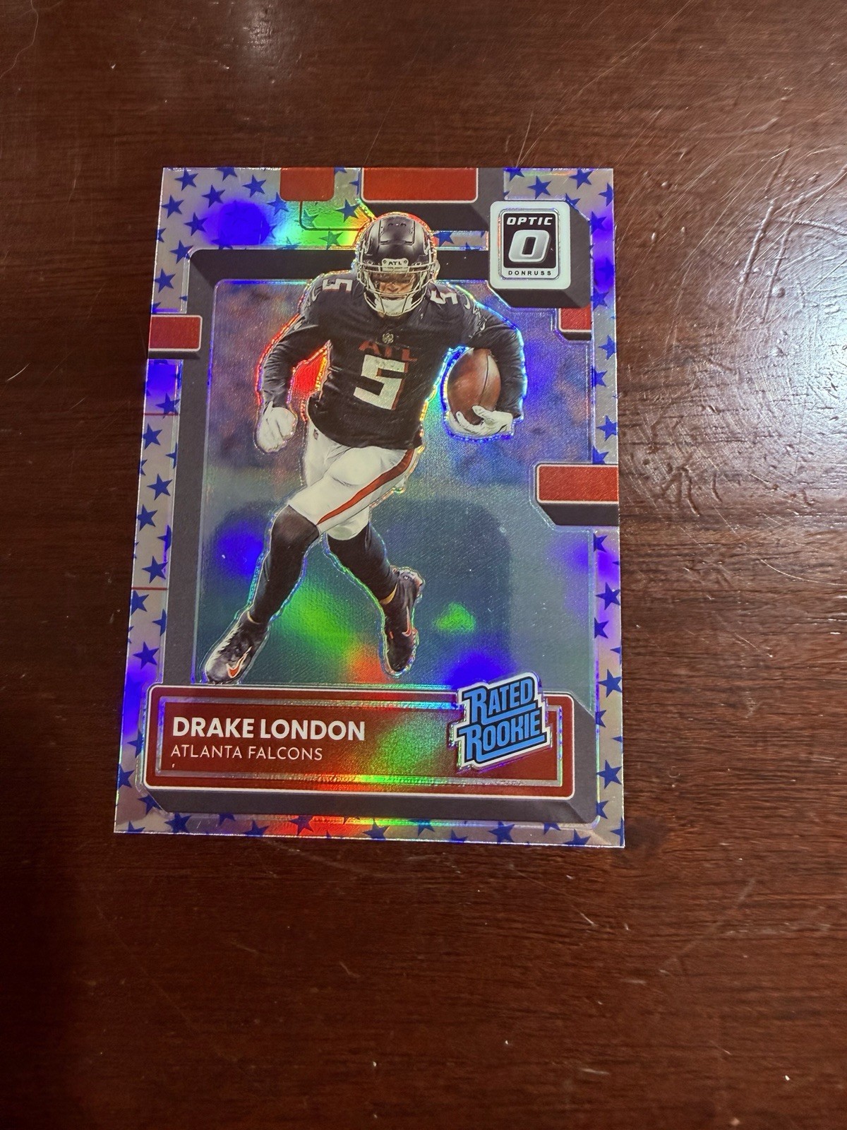 Drake London 2022 Donruss Optic Stars #207 RC Atlanta Falcons Rookie