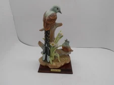 SCISSOR-TAILED FLYCATCHER & CHICK FIGURINE ROYAL CROWN 1981 Arnart Byron