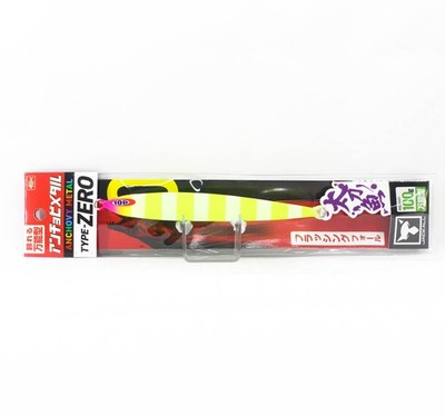 Jackall Metall Jig Anchovy Type 0 Flush Fall 100g Chart Glow Stripe (7530)