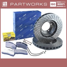Bremsscheiben + Bremsbeläge +WK für PORSCHE 964 turbo 3.6 VORNE
