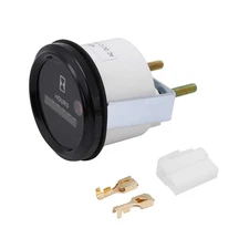 Yosoo Health Gear Professional Round Hour Meter, AC/DC 12V-36V, Quartz, 6-Dig...