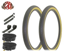 ALTA PERFORMANCE Bicycle 24" x 2.125 Black/Gum Classic Mini BRICK TIRES 8pc SET