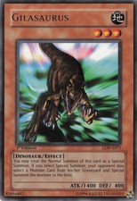 Yugioh Gilasaurus LON-E071 Rare 1. Auflage LP