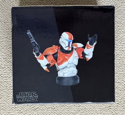 Gentle Giant STAR WARS REPUBLIC COMMANDO BOSS Deluxe Bust 1/6 - New, Sealed