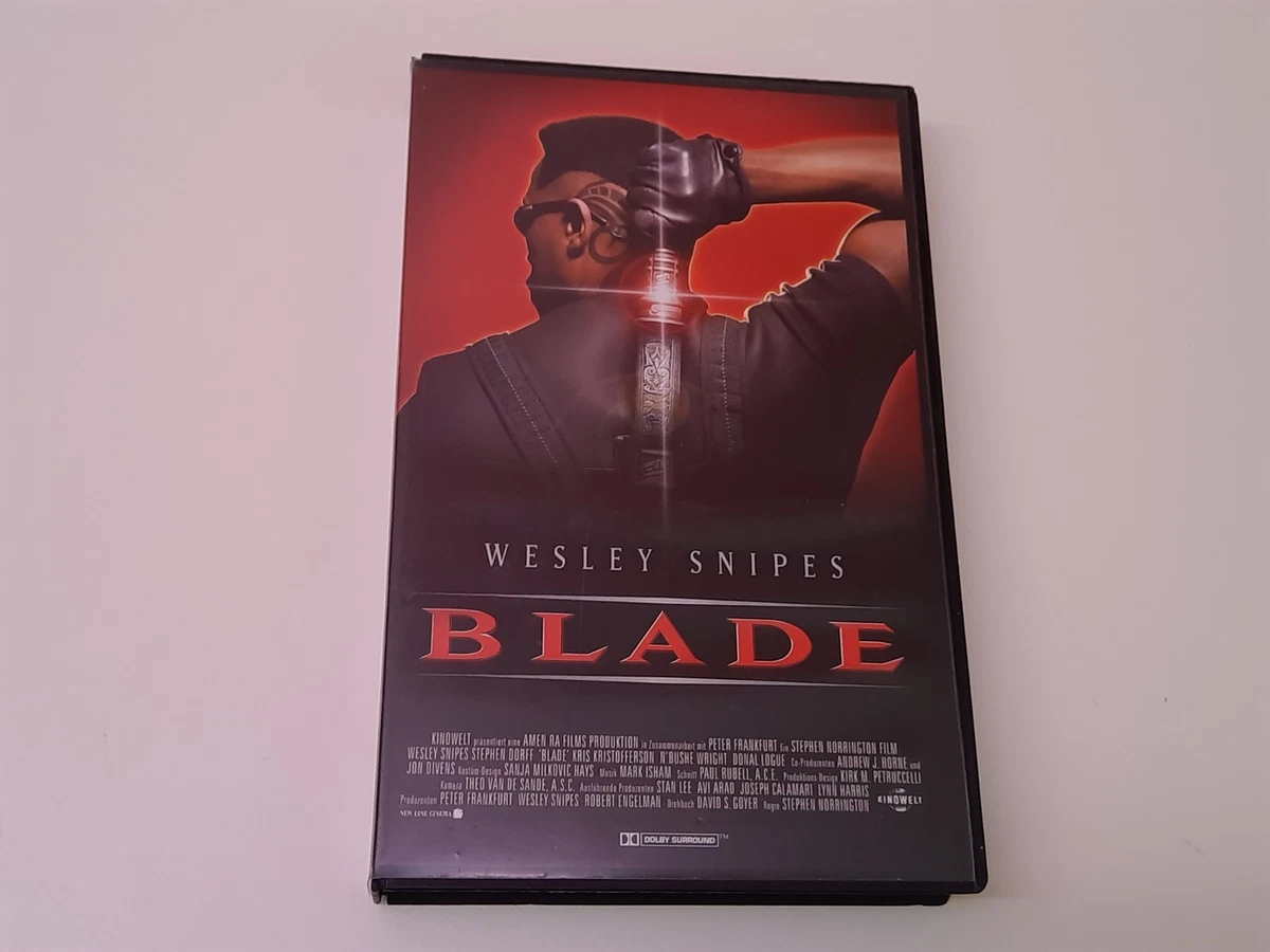 Blade 1998 Uncut VHS German PAL Video Großbox Wesley Snipes Stephen Dorff