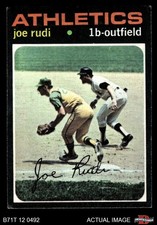 1971 Topps #407 Joe Rudi Athletics 5.5 - EX+