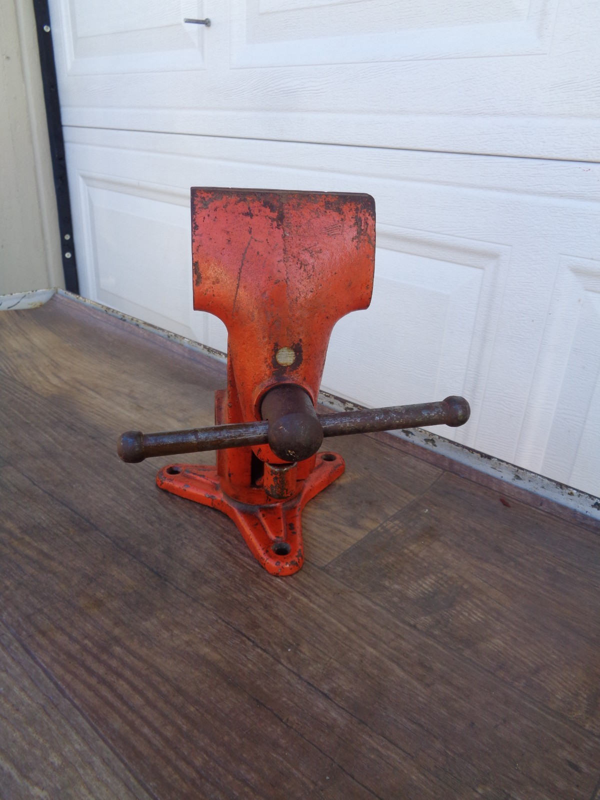 Vintage Will-Burt Versa-Vise Gunsmith Workshop Pivoting Bench Vise w/Base