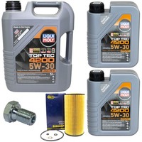 MotoröL Filter Set 5W-30 Liqui Moly 7 Liter + Schraube FüR BMW 5Er 7Er E38 E39
