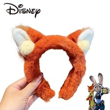 Disney Headband Zootopia Judy Nick Cute Cartoon Plush Water Uptake Leisure Take