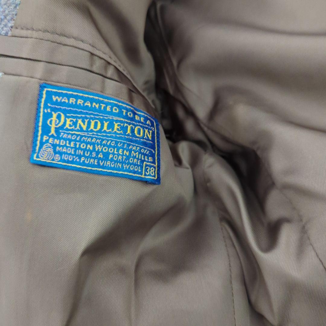 Pendleton Wool Jacket Men M USA-made Western Styl… - image 8