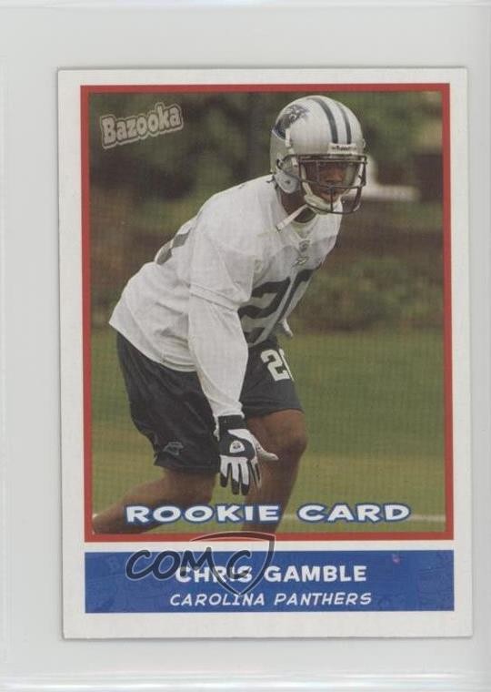 2004 Bazooka Mini Chris Gamble #196 Rookie RC y9m