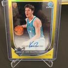 Kon Knueppel Hornets Rookie Gold Auto /75