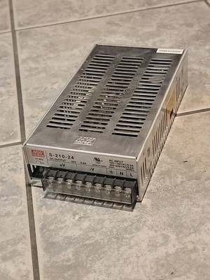 Mean Well S-210-24 24VDC 8.8A Power Supply Unit - Silver
