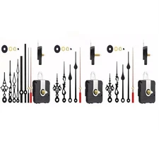 3PCS Silent DIY Clock Movement Mechanism Hands Kit Wall Clock Movement3781