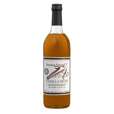 . Vanilla Bean Infused Simple Syrup 25.4 fl oz | for Coffee, Tea, and Baking ...