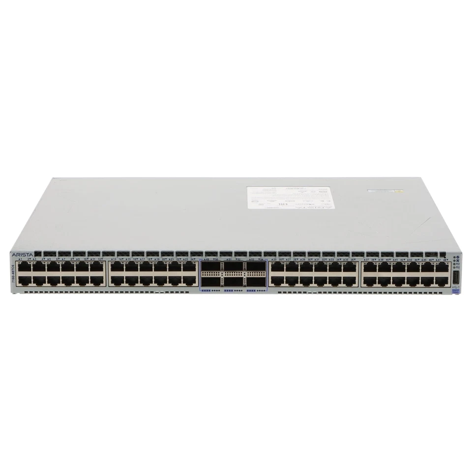 Arista 7160-48TC6 Data Center Switch 48x 10GbE 6x QSFP28 100GbE DCS-7160-48TC6-R