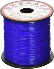 Children'S Factory Pepperell Rexlace Plastic Craft Lace, 3/32-Inch Wide, Royal