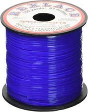 Children'S Factory Pepperell Rexlace Plastic Craft Lace, 3/32-Inch Wide, Royal