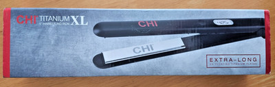 CHI Titanium XL 1  Hairstyling Iron EXTRA LONG 4 3/4  floating plates.