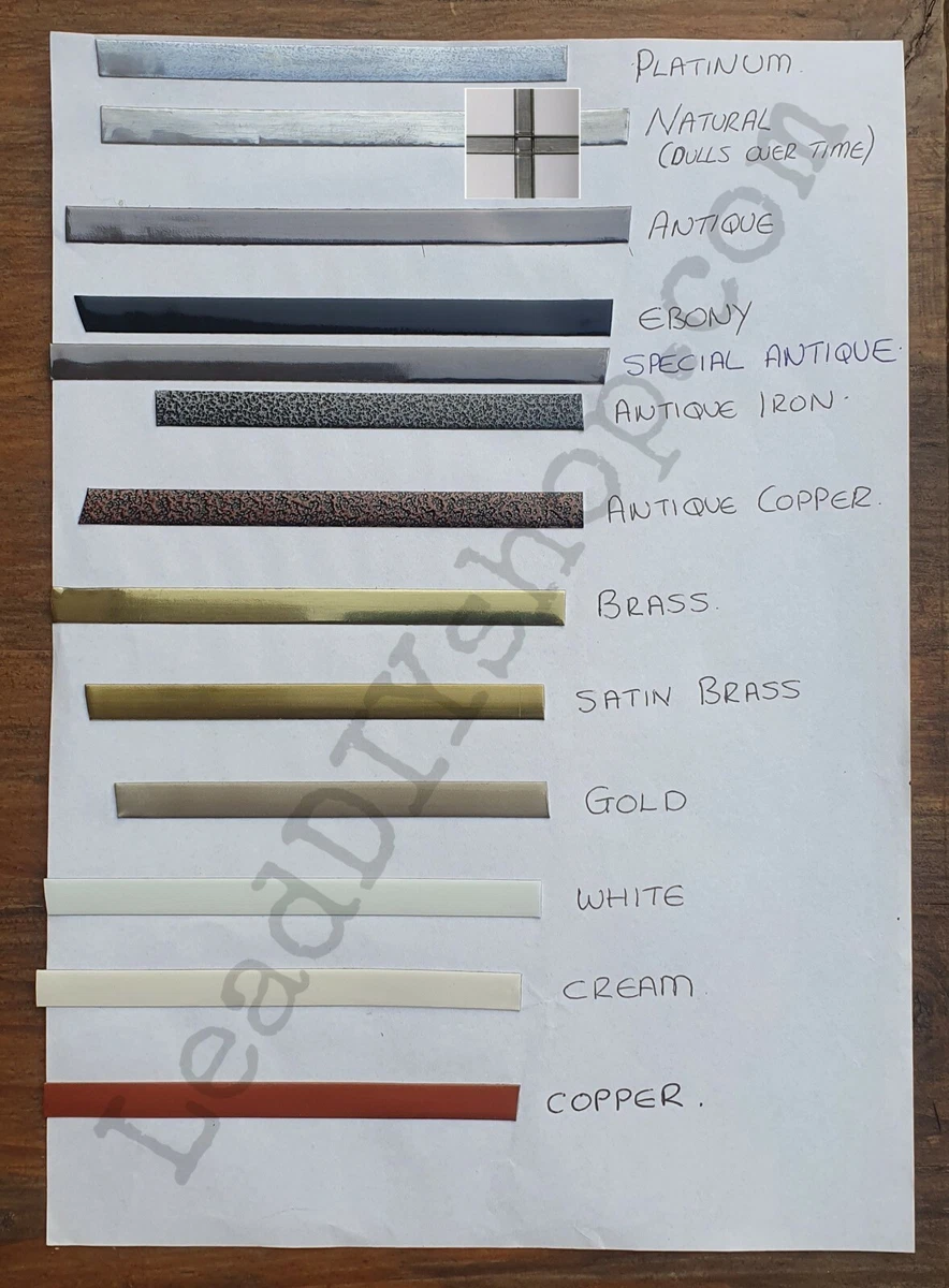 Tira de plomo autoadhesiva para ventanas y manualidades todos los colores genuino RegaLead hágalo usted mismo