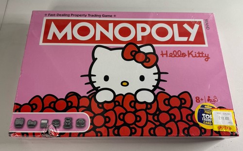 Monopoly Hello Kitty Edition Brettspiel Kinderspiel 2-6 Spieler ab 8+ Jahren