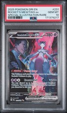 2025 POKEMON DRI EN-DESTINED RIVALS #231 TEAM ROCKET'S MEWTWO EX PSA 10 on eBay