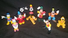 Vintage Disney Mickey Mouse  Friends PVC Figures Lot Of 10