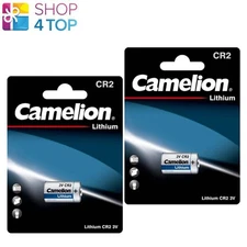 2 CAMELION CR2 LITHIUM BATTERIES 3V DLCR2 EL1CR2 GPCR2 KCR2 RLCR2 1BL 2031 NEW