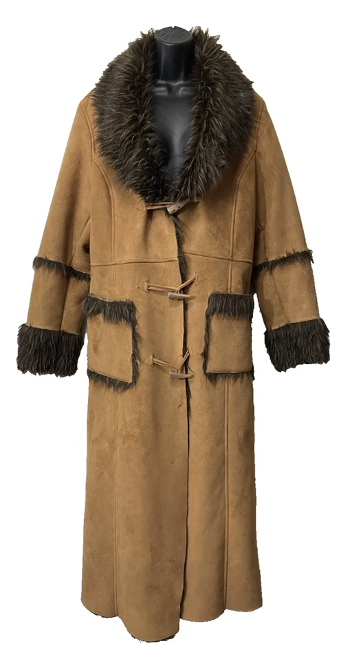 Abrigo De Colección Y2K Baby Phat Imitación Piel Gamuza Penny Lane Mob Wife M Foto 2 de 4