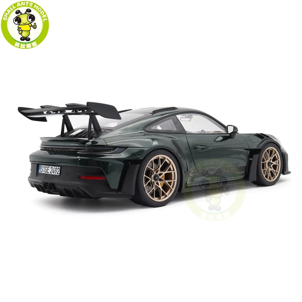 1/12 Porsche 911 GT3 RS 2022 Norev 127532 Jetgreen Metallic Diecast Model Car - Image 3 of 4
