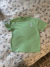 Polo Ralph Lauren T-Shirt Green Short Sleeve Cotton Crew Neck Boy Large