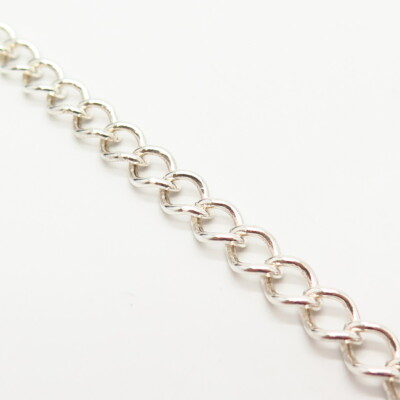 ITALY MADE SILVER925 LEON BRACELET/シルバー Made in Italy Figaro Gentlemen's Bracelet in 925 Sterling